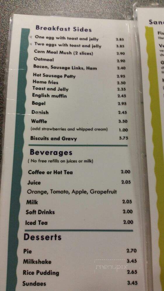 George's Family Restaurant - Aliquippa, PA menu_pic