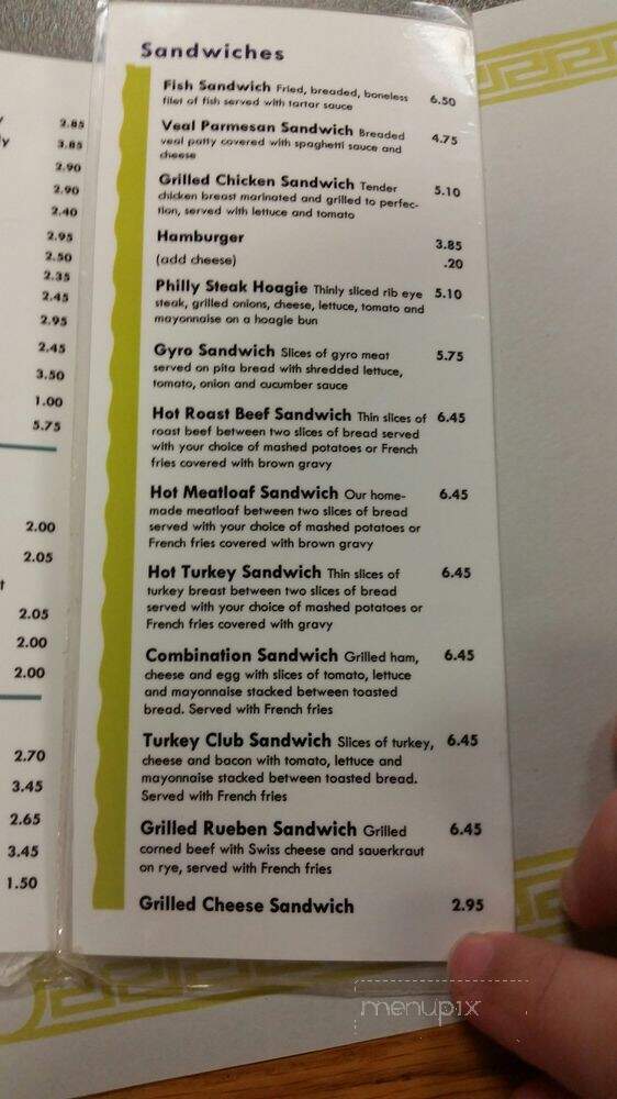 George's Family Restaurant - Aliquippa, PA menu_pic