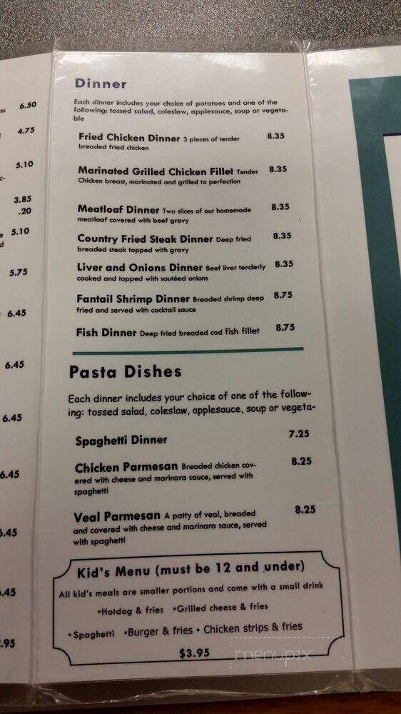 George's Family Restaurant - Aliquippa, PA menu_pic