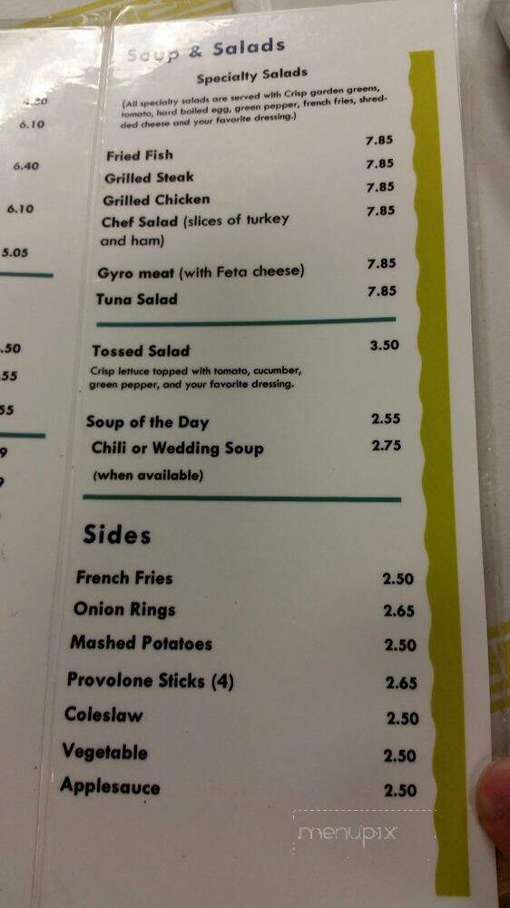 George's Family Restaurant - Aliquippa, PA menu_pic
