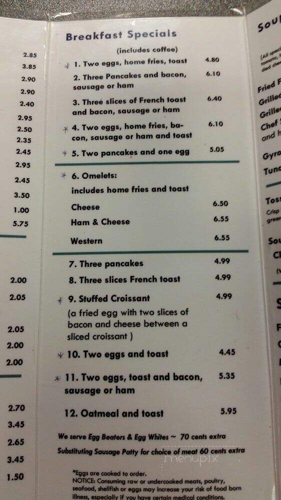 George's Family Restaurant - Aliquippa, PA menu_pic