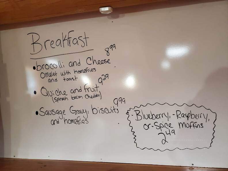 Itty-Bitty Diner - Hancock, ME menu_pic