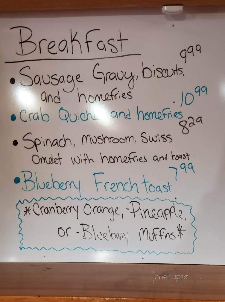 Itty-Bitty Diner - Hancock, ME menu_pic