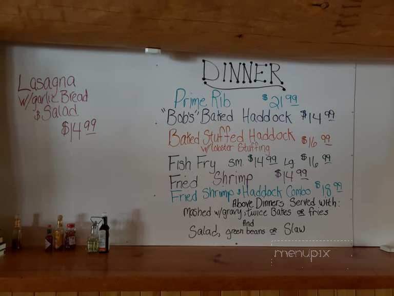 Itty-Bitty Diner - Hancock, ME menu_pic