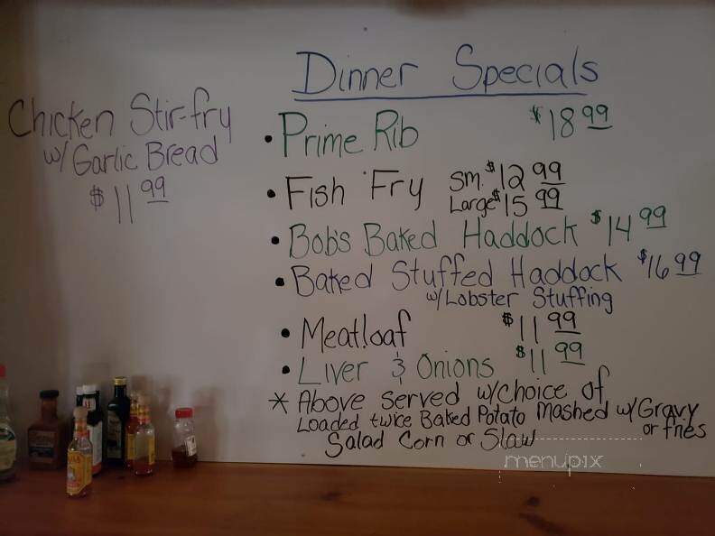 Itty-Bitty Diner - Hancock, ME menu_pic