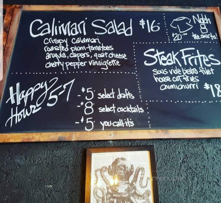 Notch Eight Craft House - Jim Thorpe, PA menu_pic