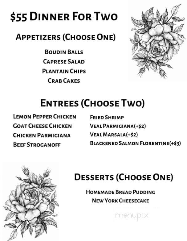Bruno's Grill - Beaumont, TX menu_pic