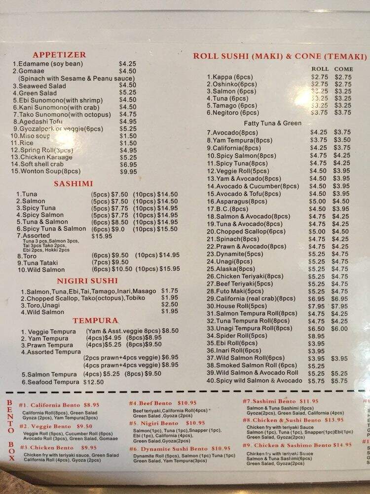 Yummy To Go - Vancouver, BC menu_pic