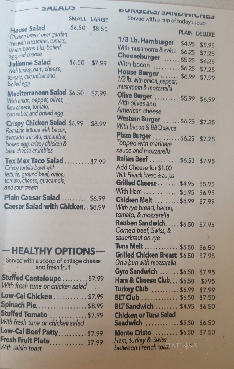 Somonauk Pancake House - Somonauk, IL menu_pic