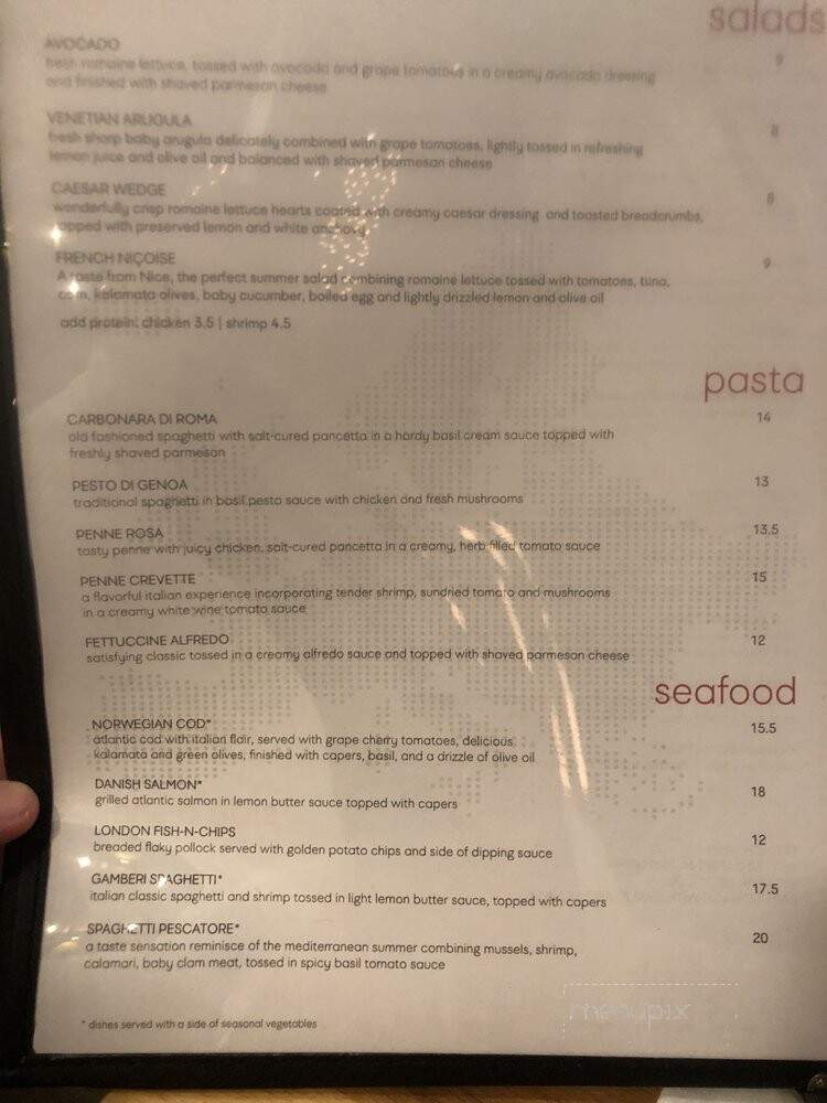 Europa Restaurant and Bar - San Antonio, TX menu_pic