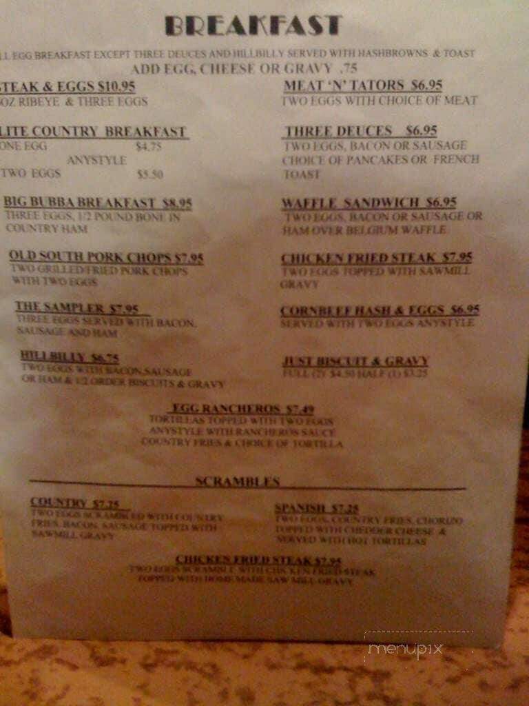 Bubba's Southern Barbeque - Yuma, AZ menu_pic