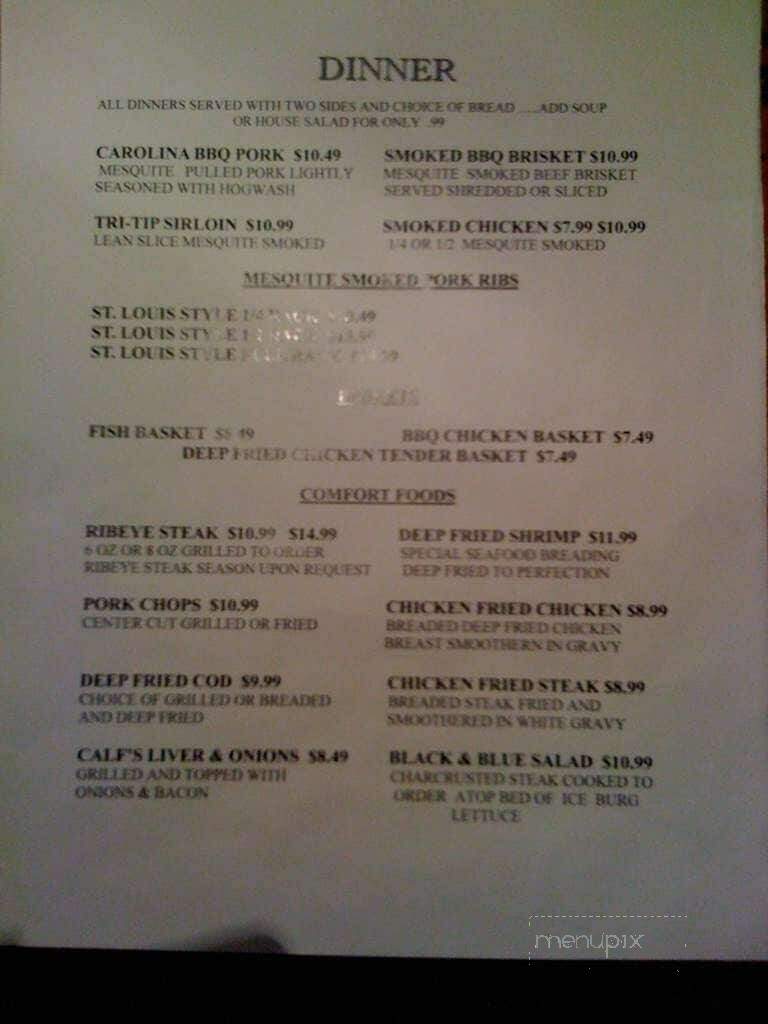 Bubba's Southern Barbeque - Yuma, AZ menu_pic