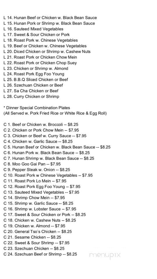 China King - Washington, MO menu_pic