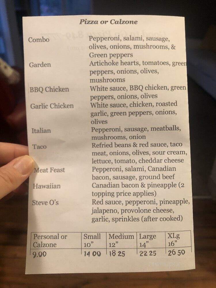 Good-To-Go Pizza Deli - Washoe Valley, NV menu_pic