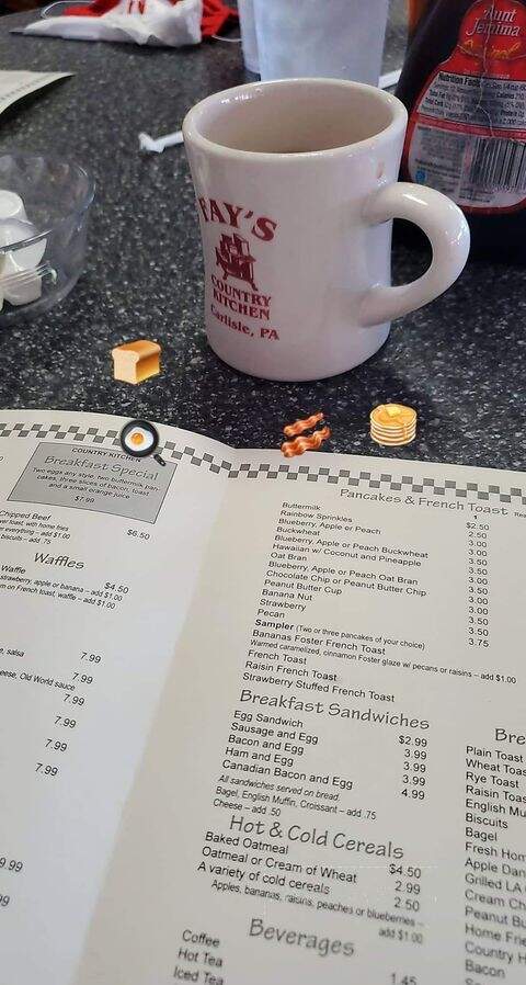 Fay's Country Kitchen - Carlisle, PA menu_pic