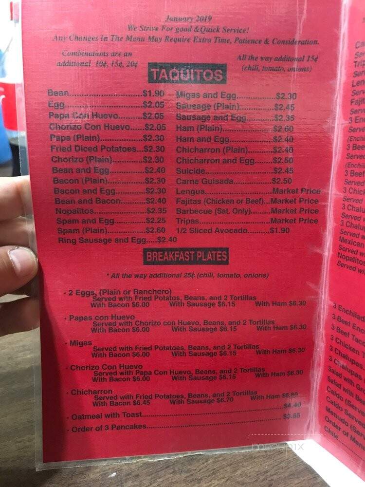 Hi-Ho Restaurant - Corpus Christi, TX menu_pic