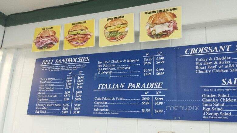 Paradise Donuts & Deli - Mission Viejo, CA menu_pic