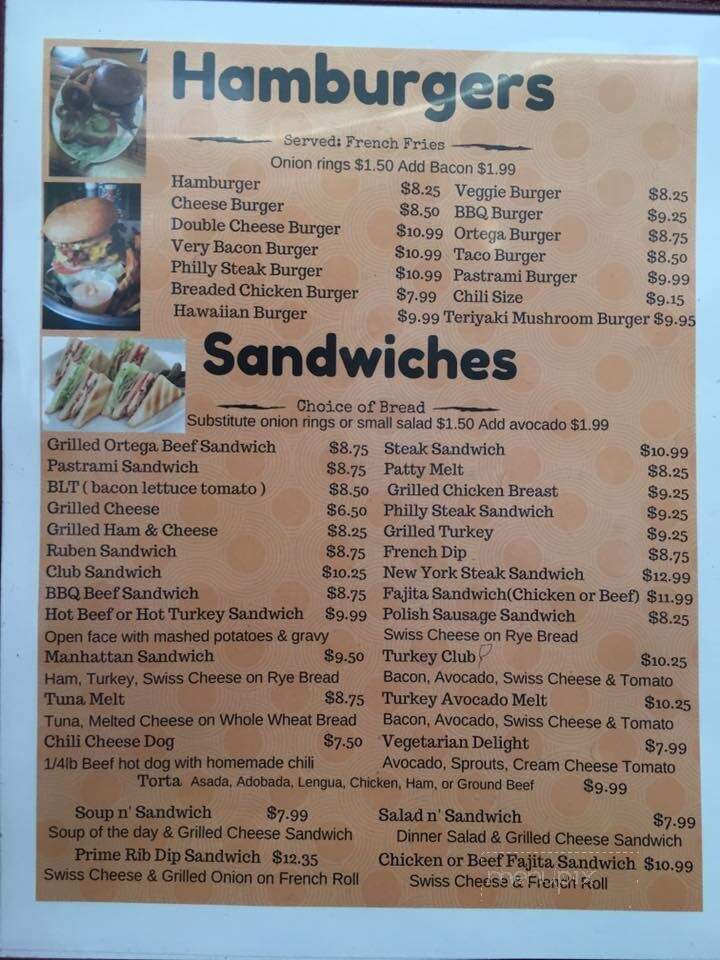 Deep Creek Drive-In - Arrowbear Lake, CA menu_pic