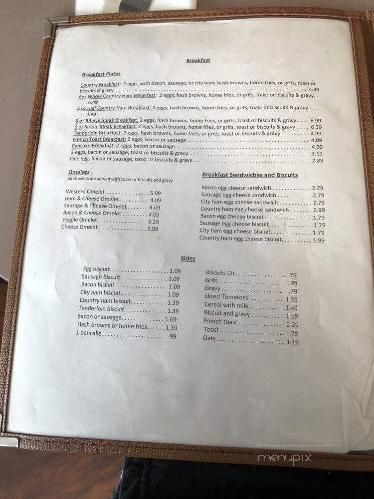 Mable's Dining Room - Gallatin, TN menu_pic
