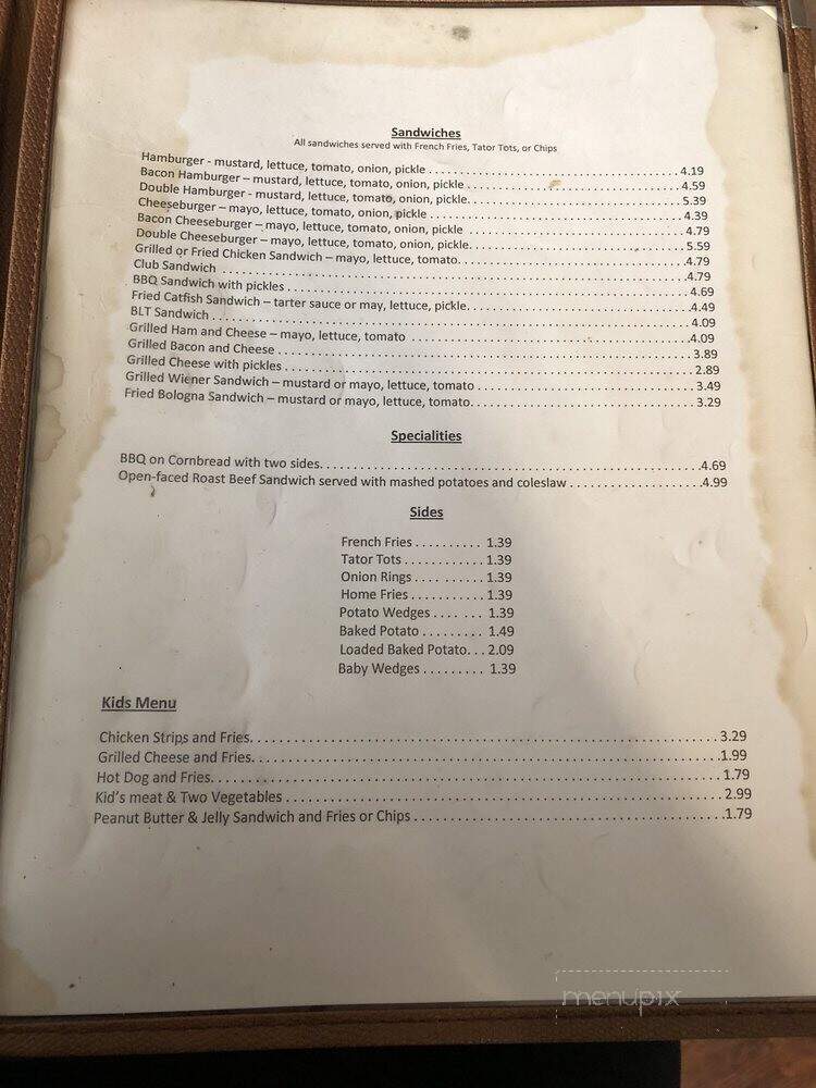 Mable's Dining Room - Gallatin, TN menu_pic
