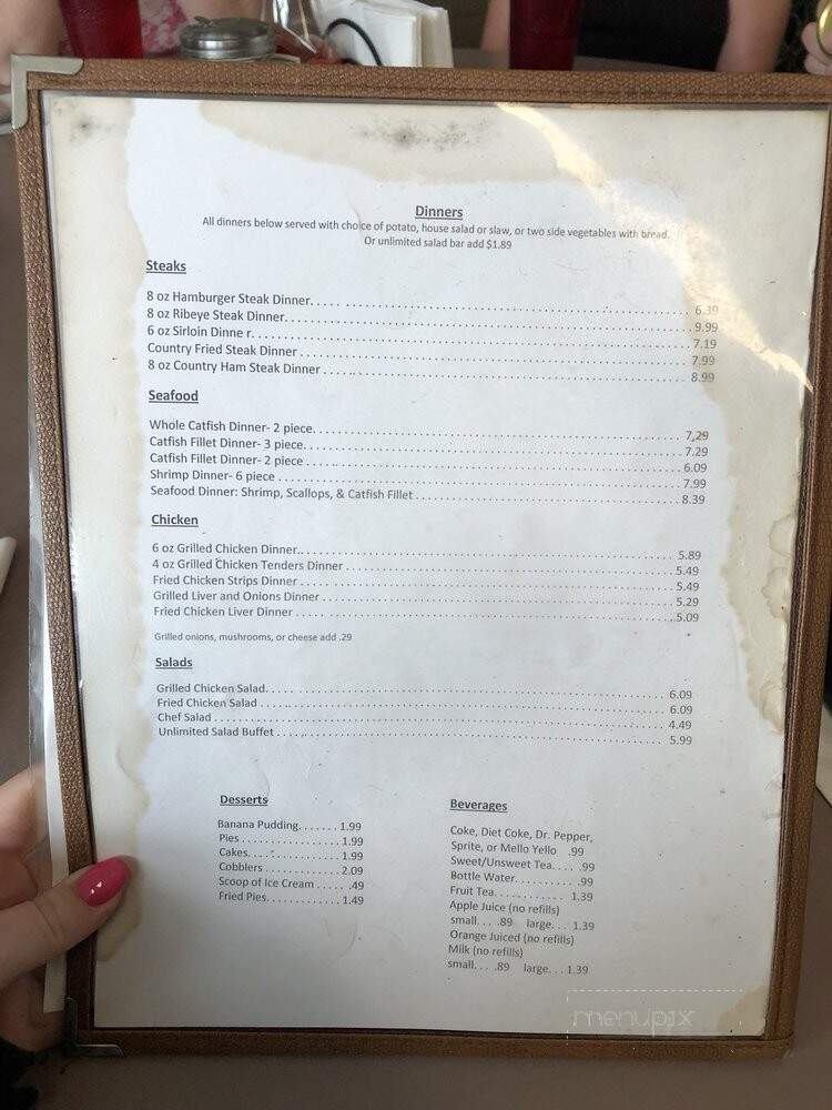 Mable's Dining Room - Gallatin, TN menu_pic