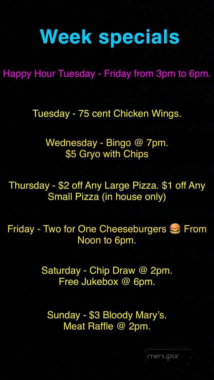 J R's Pub - Milton, WI menu_pic