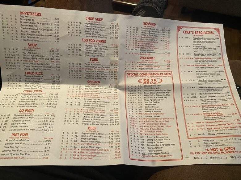 China Fun - Alma, AR menu_pic