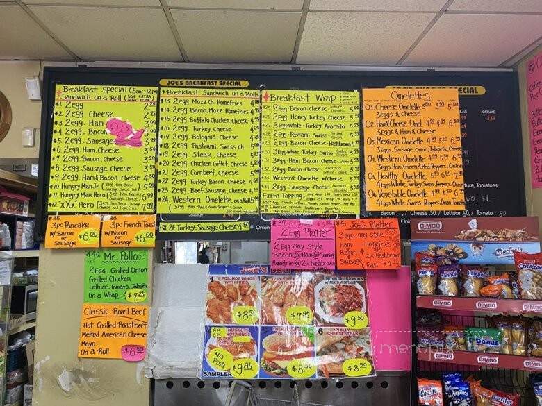 Joe's Deli - Westbury, NY menu_pic