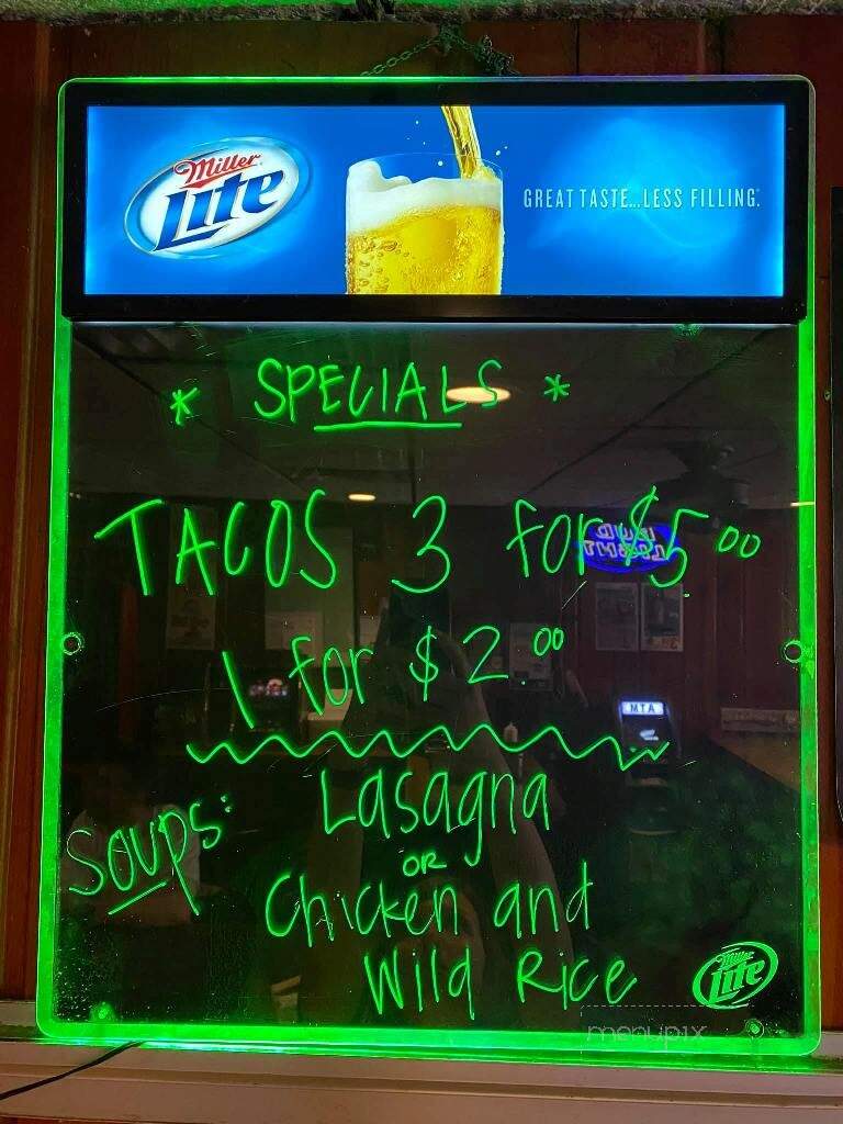 Kurt's Never Inn - Deerfield, WI menu_pic