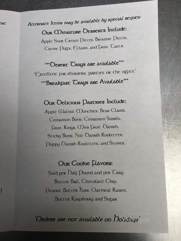 Great Temptations - Scranton, PA menu_pic