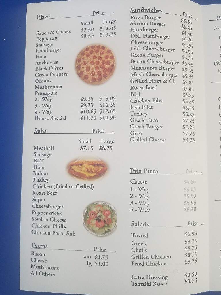 George's Take-Out - Smyrna, NC menu_pic