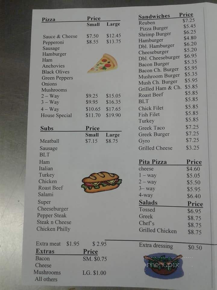 George's Take-Out - Smyrna, NC menu_pic