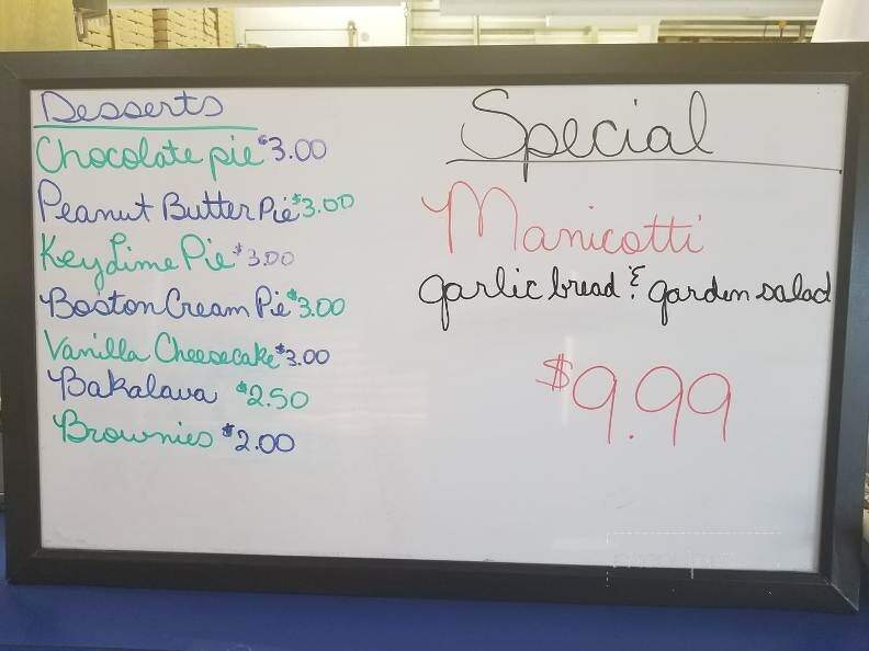 George's Take-Out - Smyrna, NC menu_pic