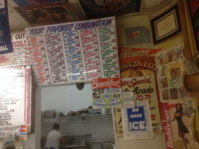 Camargo Tamales Restaurant - Denver, CO menu_pic