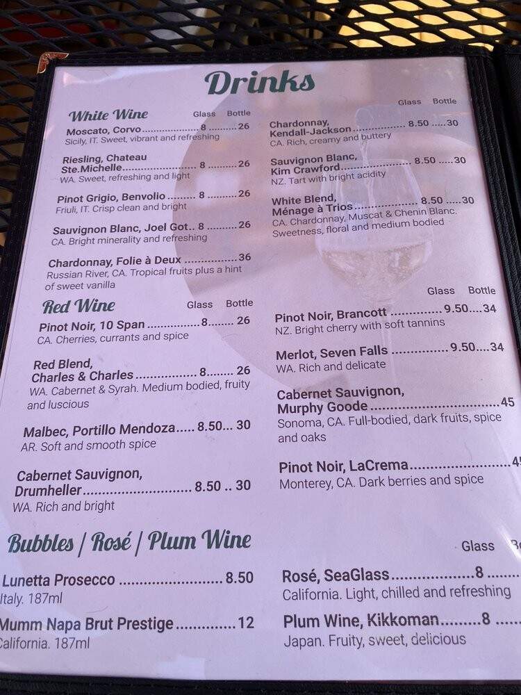 Menu of Sabai Sabai Thai Cuisine in Lake Geneva WI 53147