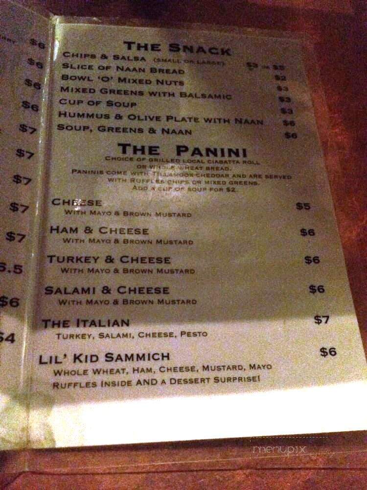 The Nest Lounge & Patio - Portland, OR menu_pic