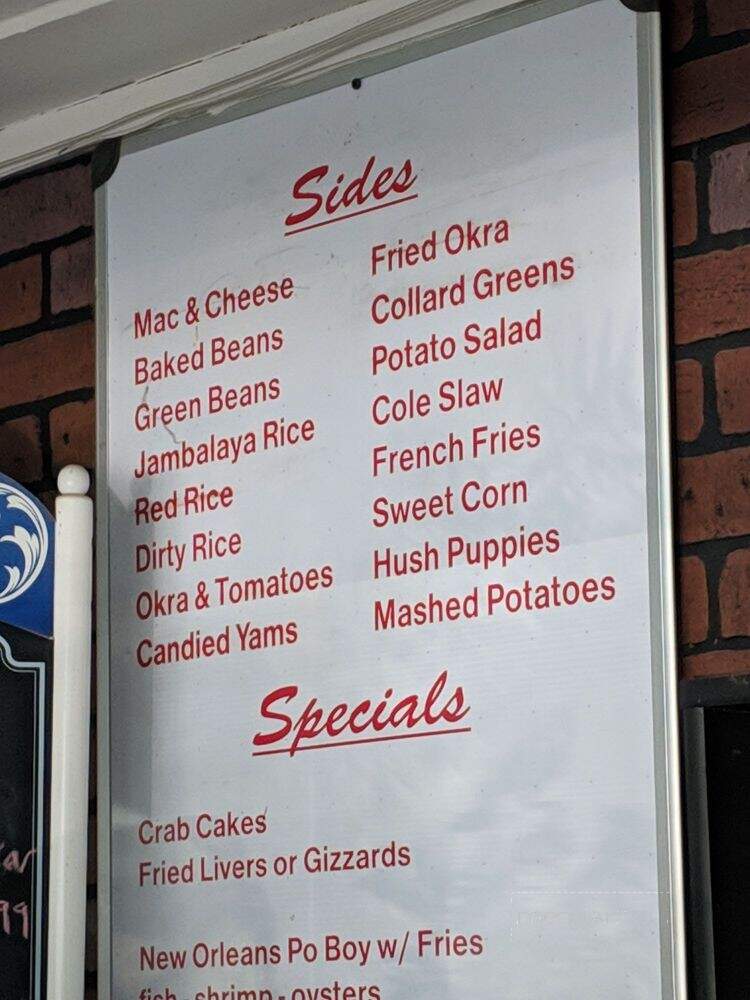Chickin Lickin - Hardeeville, SC menu_pic