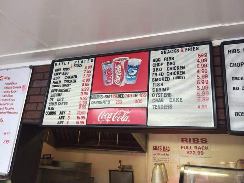 Chickin Lickin - Hardeeville, SC menu_pic
