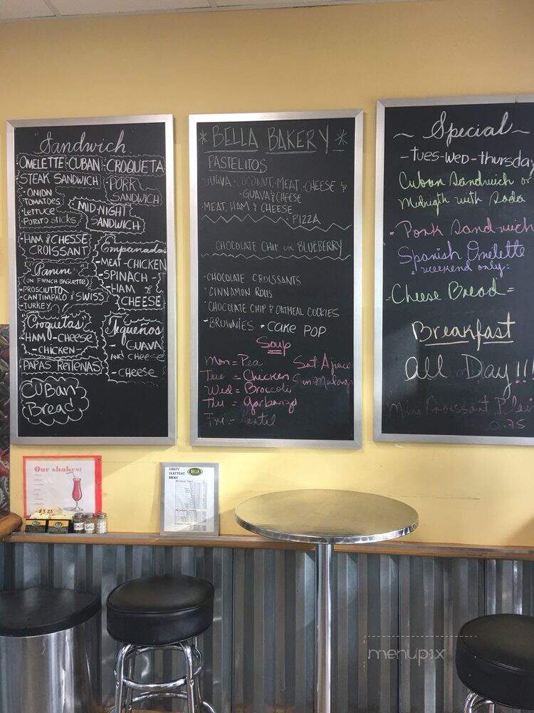 Bella Bakery - Miami Springs, FL menu_pic
