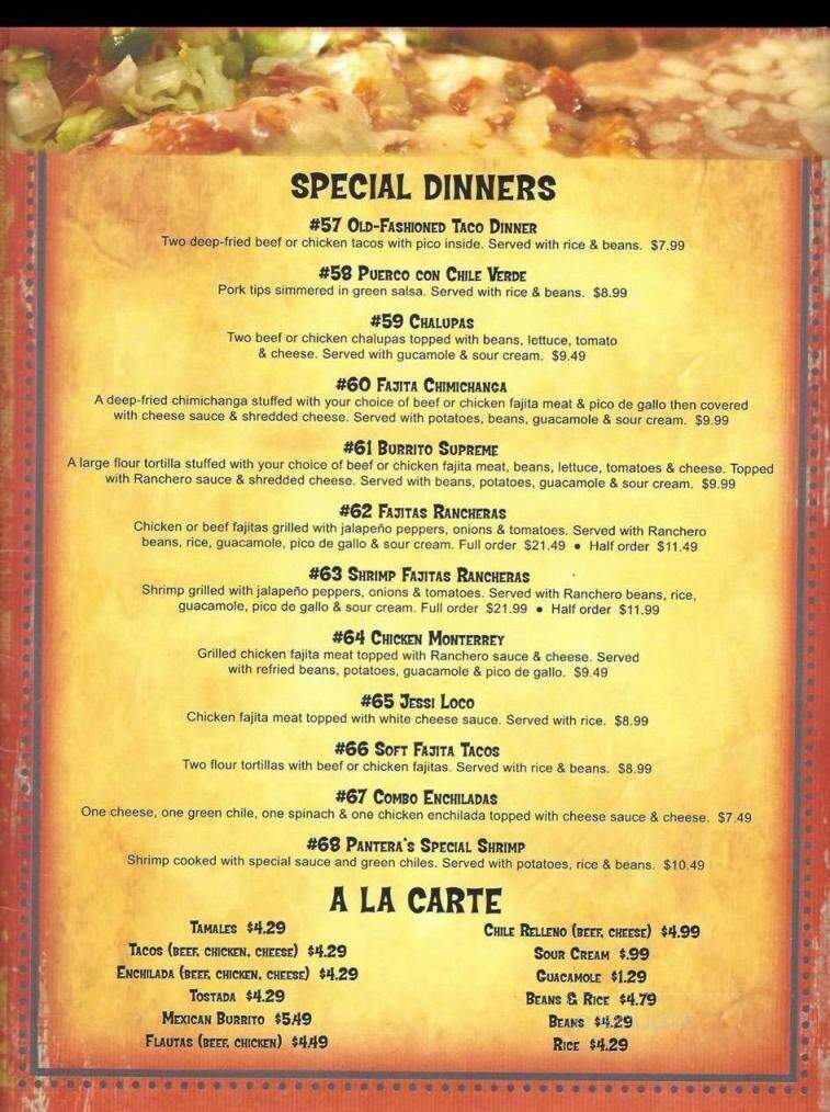 Pepino's - Okemah, OK menu_pic
