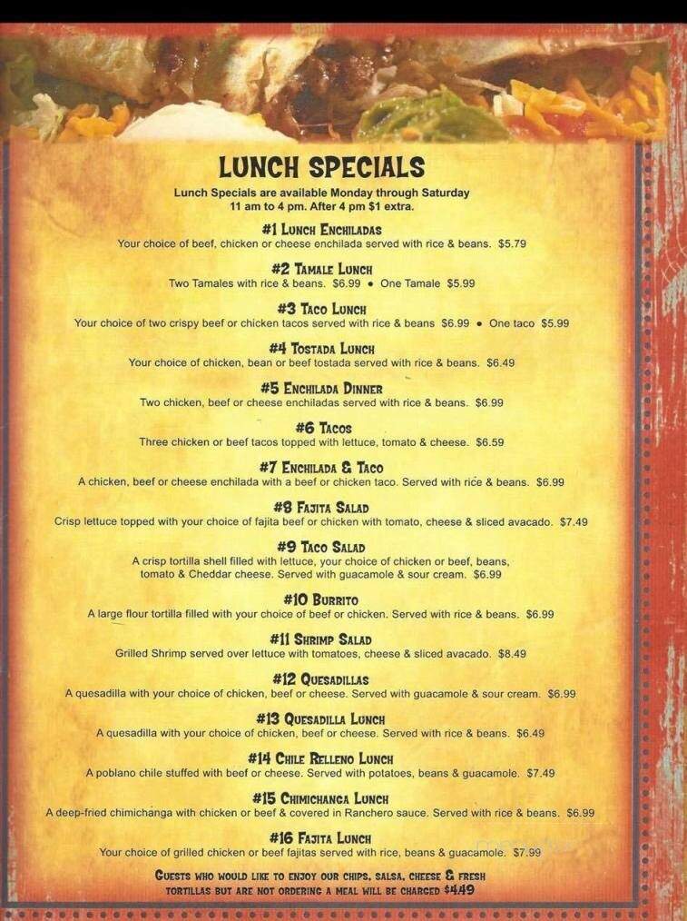 Pepino's - Okemah, OK menu_pic