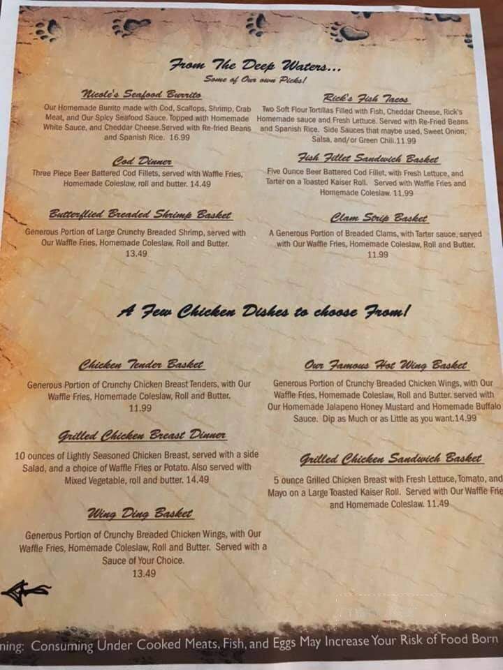 River City Inn - Branch, MI menu_pic