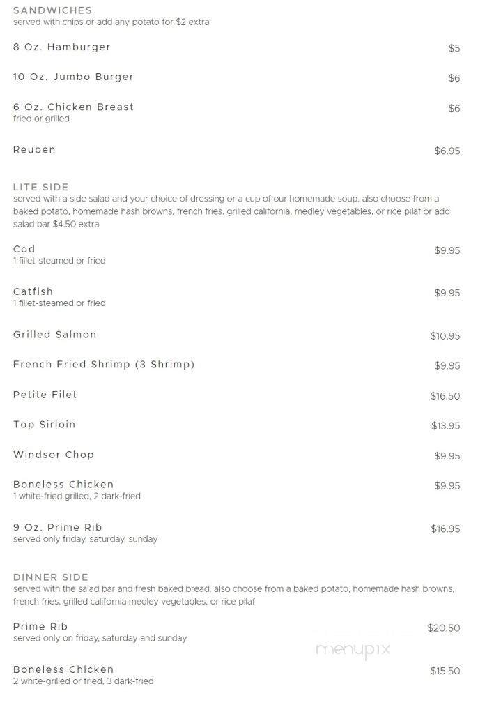 Genos Steakhouse - Wayne, NE menu_pic