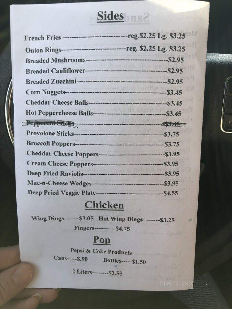 Center Pizza - Monaca, PA menu_pic