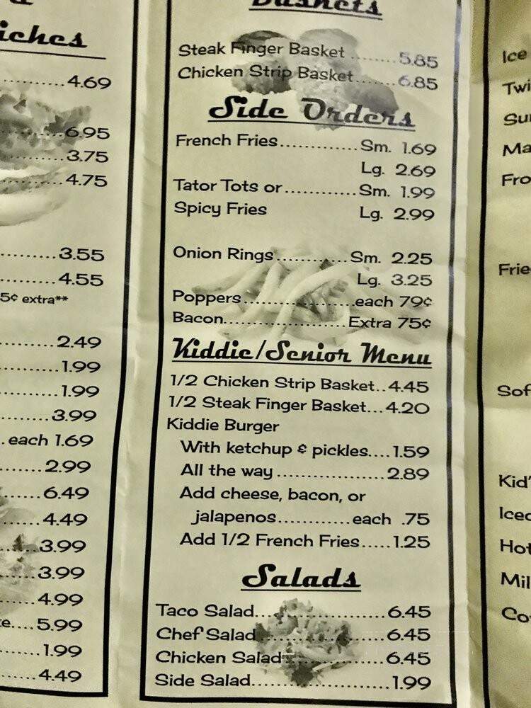 Jesse's Drive In - Mineral Wells, TX menu_pic