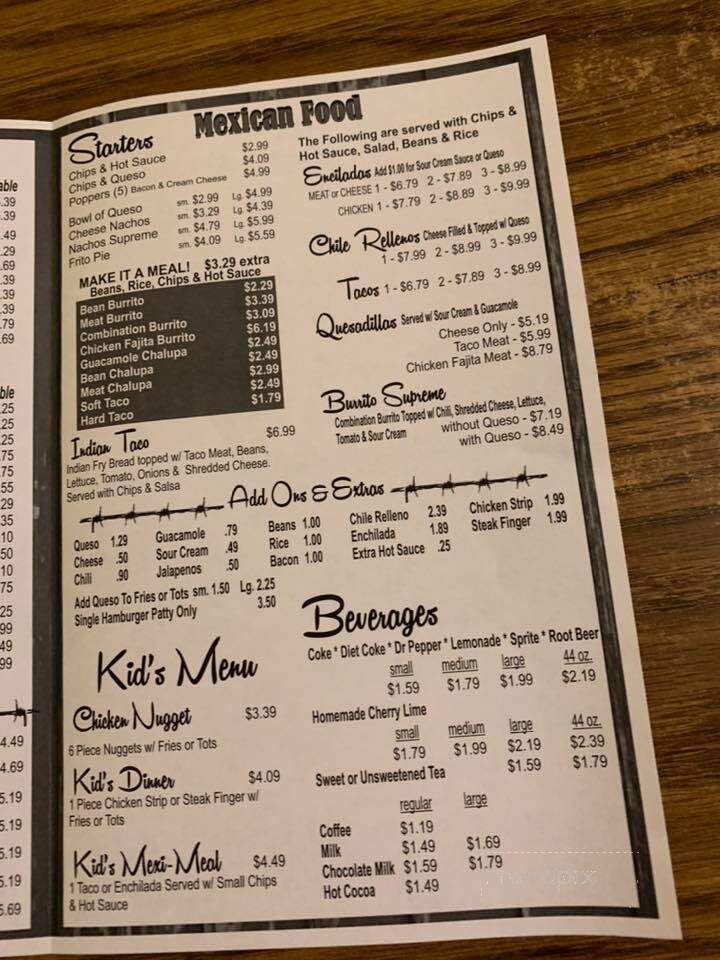Something Different By Kay - Silverton, TX menu_pic