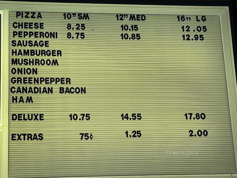 Mrs B's Pizza - Luray, VA menu_pic