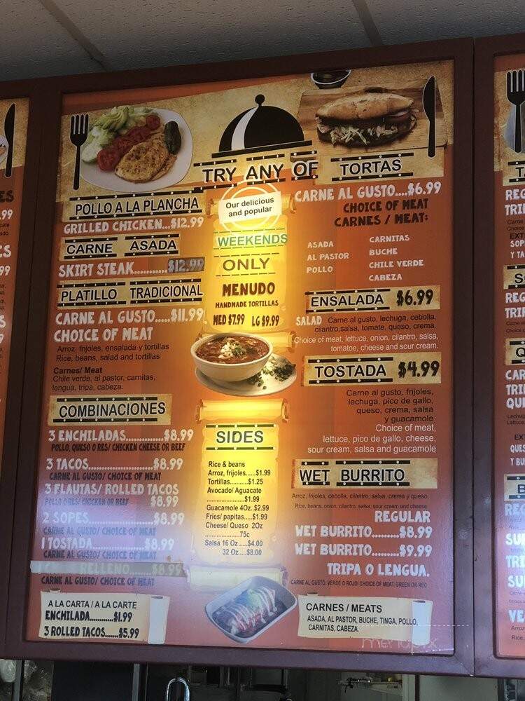 Tacos El Grullo - Lemoore, CA menu_pic