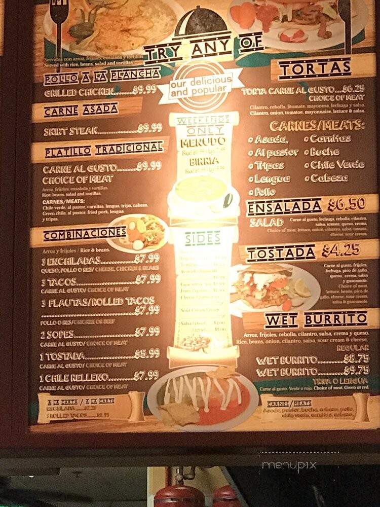 Tacos El Grullo - Lemoore, CA menu_pic