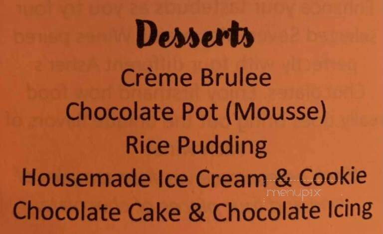 Seven Mountains Wine Bar & Stonefly Cafe - Reedsville, PA menu_pic